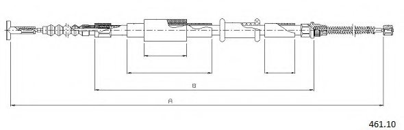 CABOR 461.10 Cable, parking brake